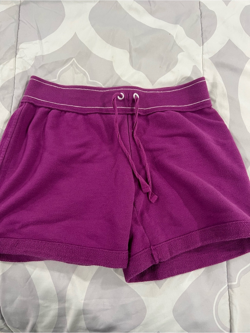 SO Girls Purple Knit Shorts